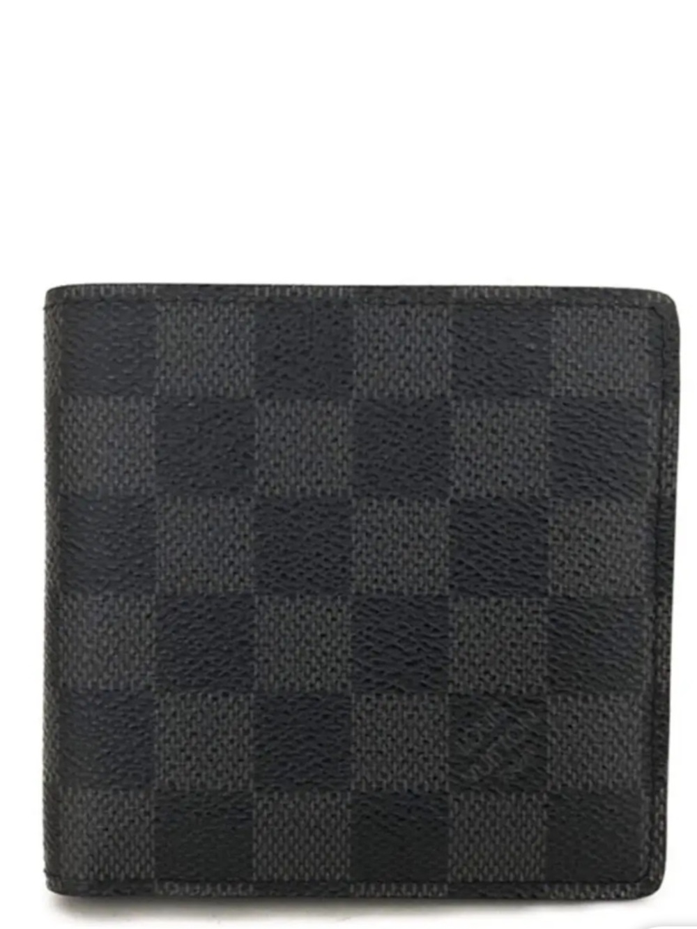 Louis Vuitton Classic Men's Black damier Checkered Bifold Wallet